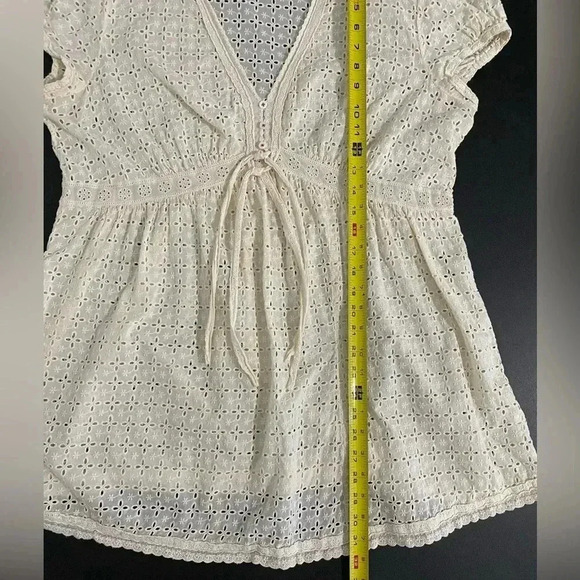 Vintage Johnny Was Y2K Lace Babydoll 90s Empire Waist Size XL - Picture 8 of 10